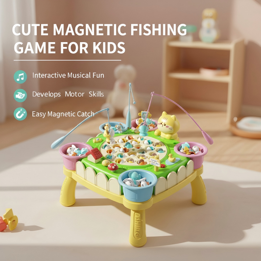 Jeu de pêche magnétique mignon pour enfants