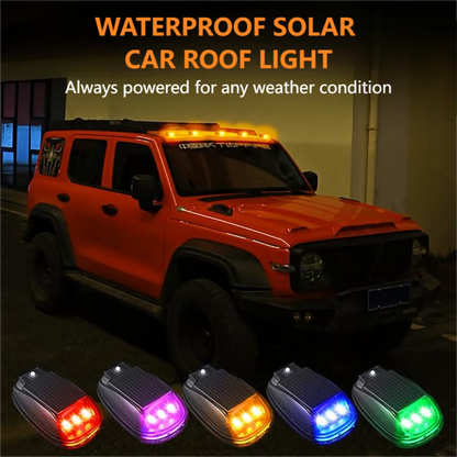 🚗🔦Éclairage solaire étanche pour toit de voiture avec télécommande