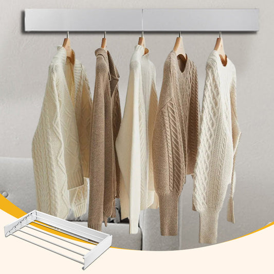 Séchoir à linge pliable mural
