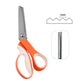 ✂️ 50 % DE RÉDUCTION ! 🧵 Ciseaux Multifonctions en Zigzag – Lames Dentelées Anti-Effilochage, Ressort Confortable – Coupez Tissu, Papier & Cuir 🌸