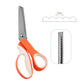 ✂️ 50 % DE RÉDUCTION ! 🧵 Ciseaux Multifonctions en Zigzag – Lames Dentelées Anti-Effilochage, Ressort Confortable – Coupez Tissu, Papier & Cuir 🌸