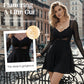 Robe de soirée scintillante Nuit étoilée avec corsage en dentelle