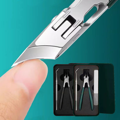 ⏰Set de 3 coupe-ongles biseautés anti-éclaboussures💅