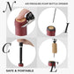🍷Tire-bouchon à Pression d'Air – Ouvre en 3 Secondes, Design Stylo & Bouchon Inclus 🎁