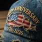🎉Offre spéciale 2026🔥Casquette de baseball effet vieilli pour le 250e anniversaire