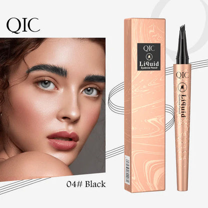 Stylo à Sourcils Effet Microblading 3D à 4 Pointes
