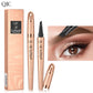 Stylo à Sourcils Effet Microblading 3D à 4 Pointes