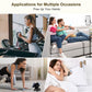 📸 Support multifonctionnel pour smartphone | Poignée anti-tremblement · Rotation à 180° pour passer du mode paysage au mode portrait · Se replie pour servir de support de bureau