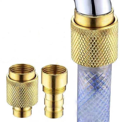 🚿 ACHETEZ 2, OFFERT 1 ! 🔧 Adaptateur de Tuyau d'Eau en Cuivre Haute Pression – Anti-Fuite, Résistant à la Corrosion & Raccord Universel 💧