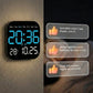 ⏰Design Épuré pour Intérieur Moderne | Réveil Digital avec Calendrier | Idéal pour Bureau