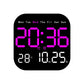 ⏰Design Épuré pour Intérieur Moderne | Réveil Digital avec Calendrier | Idéal pour Bureau
