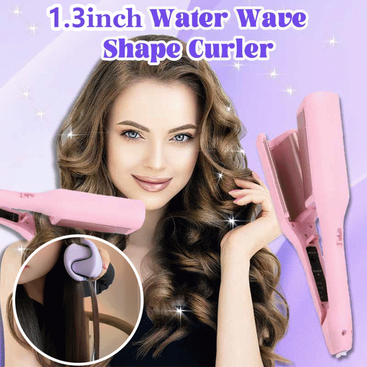 💖Fer à boucler ionique de 32 mm pour des ondulations profondes, ondulations « beach waves » à 3 barillets