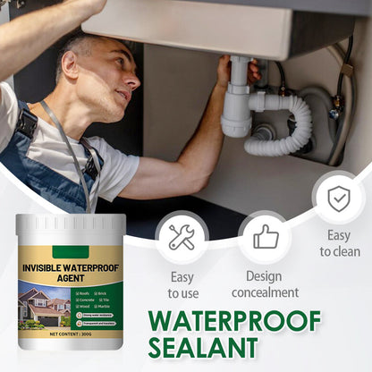 Mastic transparent et étanche pour la réparation des fuites