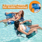 💺🌴Chaise Flottante à Feuilles Tropicales – Élégante et Confortable sur l’Eau