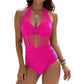 Maillot de bain pour femme avec haut dos nu et effet amincissant au niveau du ventre