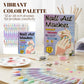 💅✨ Stylo nail art 2-en-1 – Pointe double pour lignes fines et détails, créez des motifs nets et professionnels à la maison ou en voyage, sans effort et sans bavure 🎨🖊️