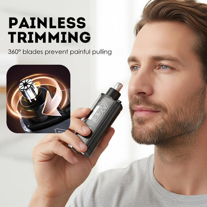📢📢50% RABATT !!⏰Nasen- und Ohrhaartrimmer mit LED-Anzeige