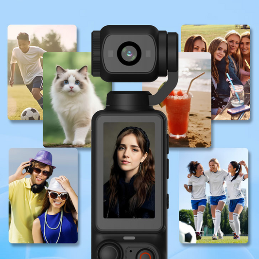 📸Appareil photo de poche avec écran – capturez le selfie parfait en un instant