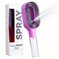 Brosse à cheveux antistatique avec vaporisateur intégré