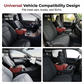 Coussin d'accoudoir de voiture, housse de console centrale 5 en 1 avec 2 sacs de rangement, porte-gobelet, emplacement pour boîte à mouchoirs, emplacement pour téléphone pour berlines, accessoires de voiture, organisateurs intérieurs