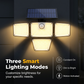 💡 Lampe Murale Extérieure à Détecteur de Mouvement – IP65 Waterproof, Sans Fil & Autonome 8h pour Garage/Entrepôt