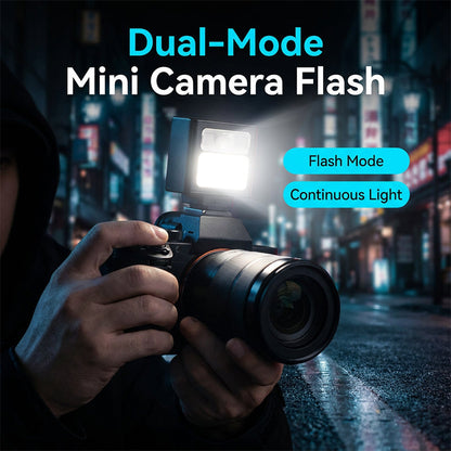 📸Flash rechargeable pour appareil photo, format de poche