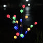 Lampe solaire LED pour branche d'arbre à piquer dans le jardin