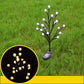 Lampe solaire LED pour branche d'arbre à piquer dans le jardin