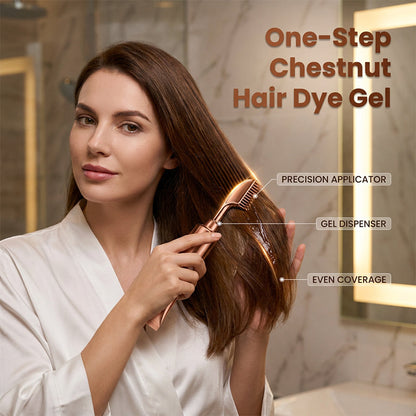 🌿 OFFRE LIMITÉE : 50 % DE RÉDUCTION ! Gel colorant capillaire mono-agent avec peigne