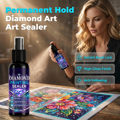💎✨ Vernis de scellement pour diamond painting – fixe les strass, finition brillante, séchage rapide et longue durée