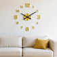 Ensemble d'horloge murale lumineuse 3D en acrylique à monter soi-même