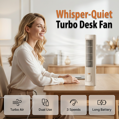 Ventilateur de circulation d'air rechargeable vertical et horizontal