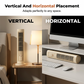 Ventilateur de circulation d'air rechargeable vertical et horizontal