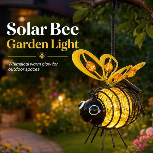 🐝 Suspension solaire en forme d'abeille pour l'extérieur – Le cadeau idéal pour les amateurs de plantes, les mamans ou tout simplement ceux qui aiment sourire ❤️