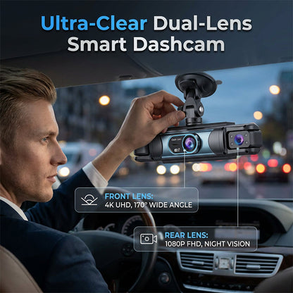 📹🚗Caméra embarquée WiFi multi-objectifs Full HD 1080p