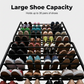 👟🔥Organisateur Chaussures Suspendu Porte – Jusqu'à 36 Paires Métal Robuste Stable, Étagères Inclinées Anti-Glissement Talons Bottes Baskets, Installation Sans Outils Secondes · 3 Coloris · 4-8-12 Étages ✨