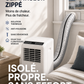❄️Manchon isolant pour tuyau de climatisation, réduit les pertes de chaleur, diminue la consommation d'électricité, pour l'été comme pour l'hiver