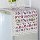 ✨Housse anti-poussière pour réfrigérateur en coton et lin avec poches