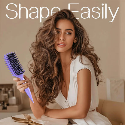 🎉 Soldes 2026 — Plus de 50 000 vendus ! 💇‍♀️ Brosse démêlante ventilée pour cheveux bouclés – Définit les boucles, réduit les frisottis ✨