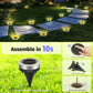 Lampe solaire de jardin extérieure