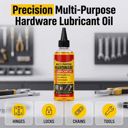 📢📢50% DE RÉDUCTION !! ⏰🔧 Huile Lubrifiante Polyvalente 4-en-1 – 30/100 ml – Anti-Rouille & Anti-Grincement for Charnières, Cadenas, Vélo & Outils