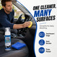 Nettoyant mousse multifonctionnel pour rénovateur de cuir et de vinyle pour intérieur de voiture