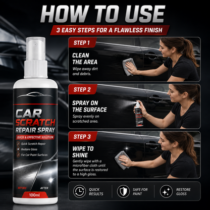 Spray universel de réparation des rayures pour voiture