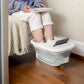 Bain de pieds pliable pour massage