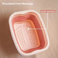 Bain de pieds pliable pour massage