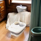 Bain de pieds pliable pour massage