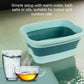 Bain de pieds pliable pour massage