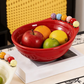 Playful Foot-Shaped Snack Bowl with Integrated Fruit Forks