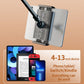 📱🔄 Support escamotable pour téléphone et tablette – 4 articulations, rotation 360°, alliage robuste, le bras articulé qui se plie à toutes vos envies au lit, sur le canapé ou au bureau 🛋️🔧