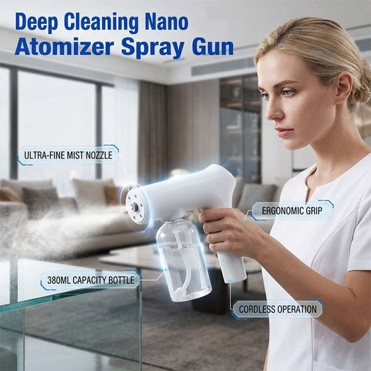 🎉 2026 Soldes — Plus de 45 100 vendus!💧 Pistolet de Pulvérisation Sans Fil Nano Atomizer